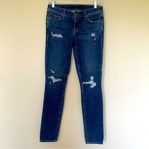 Genetic Denim Shya Low Rise, Medium Wash Skinny Jeans - Size 26